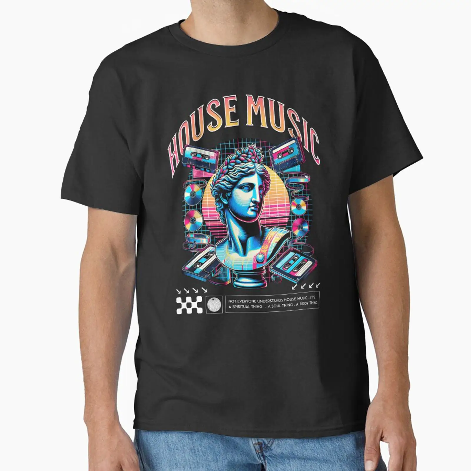 Audio House Music - HOUSE MUSIC Statue Audio Icons White