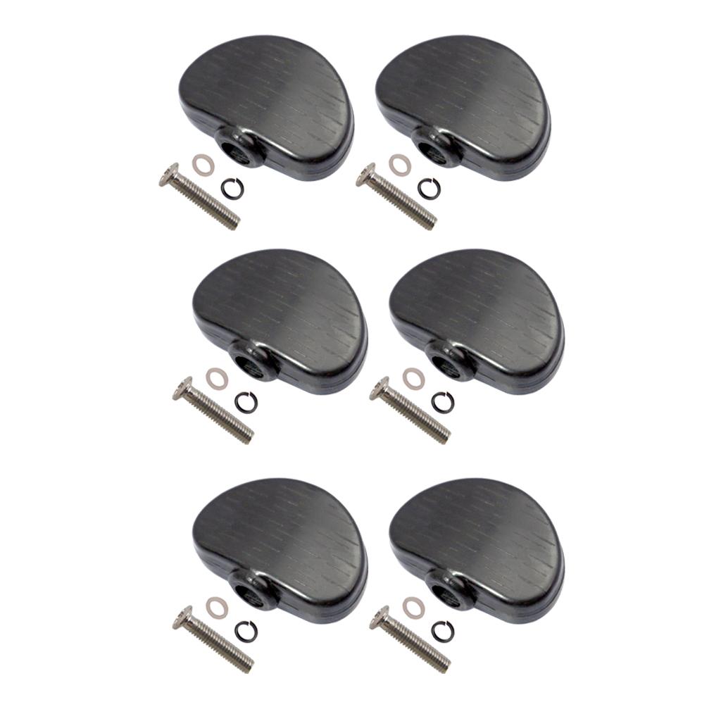Guitar Tuner Clip - 6 Pcs Black Guitar Tuning Pegs