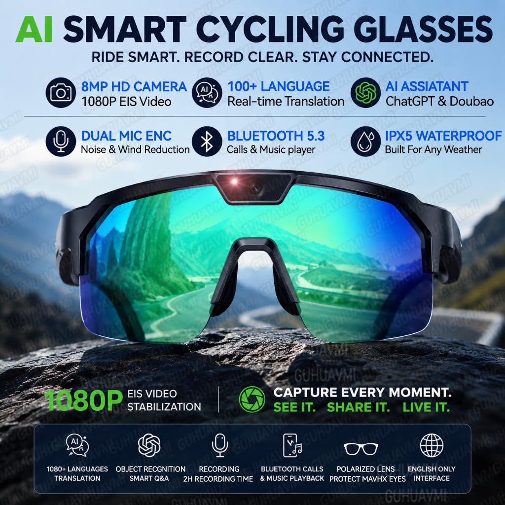 Audio Music To Video Ai Free - 2026 Upgrade Smart Glasses with 8MP