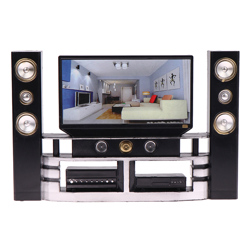 Audio House Music - Dollhouse Audio TV Ornament in 1/12