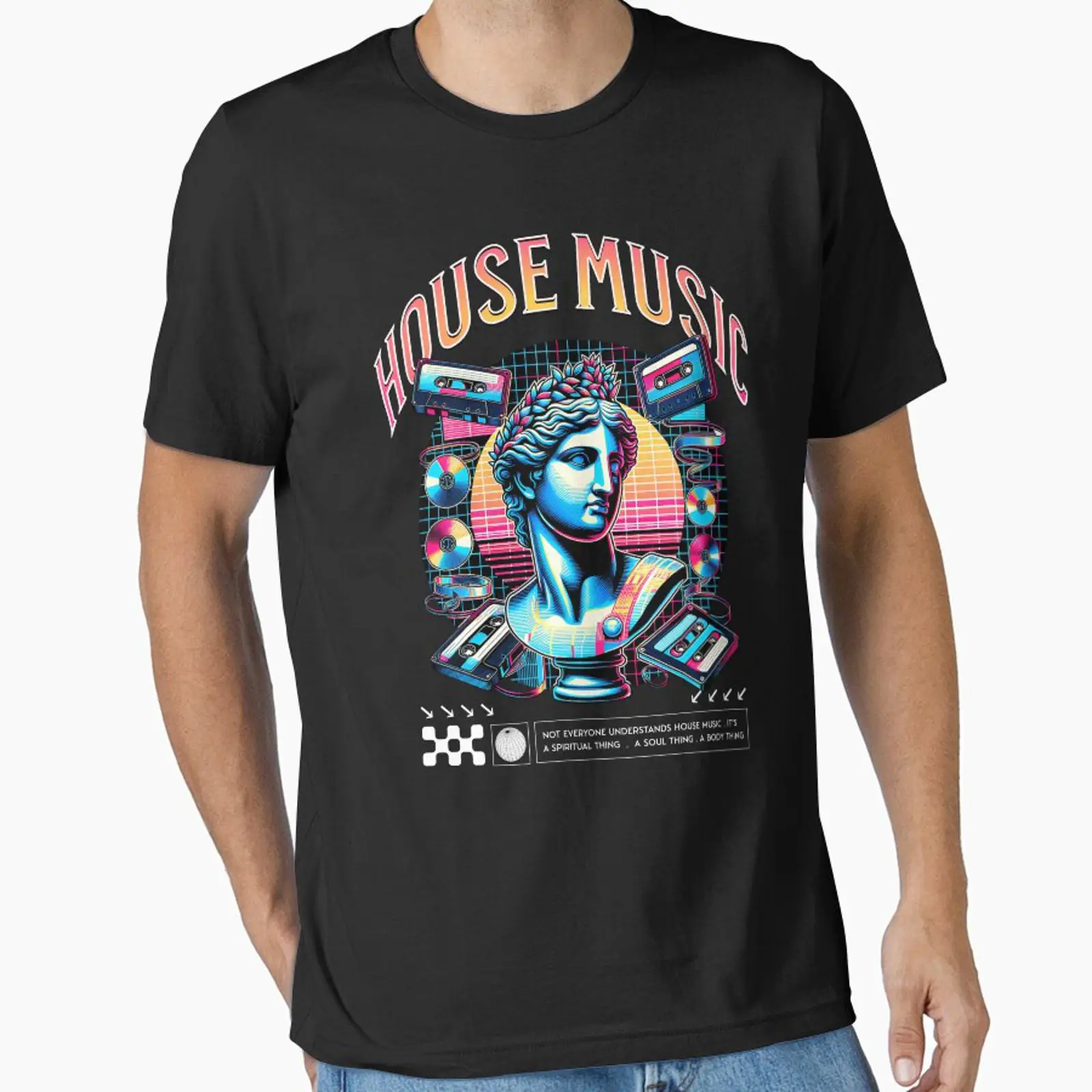 Audio House Music - HOUSE MUSIC Statue Audio Icons White