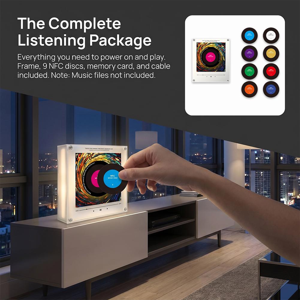NFC Sensing Song Player Night  - огляд і ціна Music Song Audio