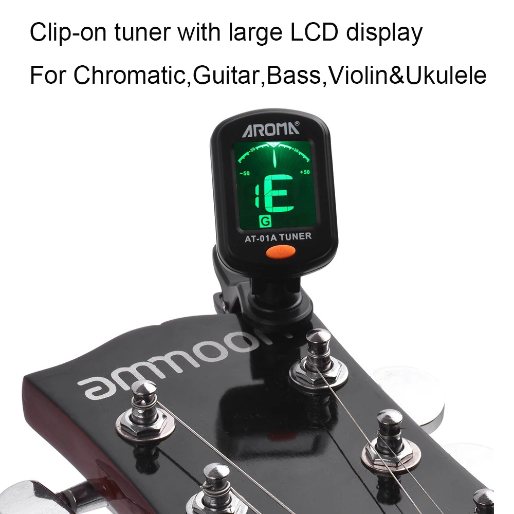 Guitar Tuner Foldable Rotatabl - огляд і ціна Guitar Tuner Clip