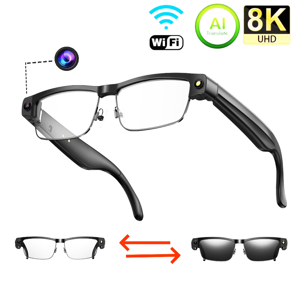 L802 Smart Glasses 8 Million P - огляд і ціна Audio Music To Video Ai Free