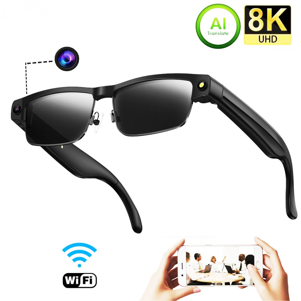 L802 Smart Glasses 8 Million P - огляд і ціна Audio Music To Video Ai Free