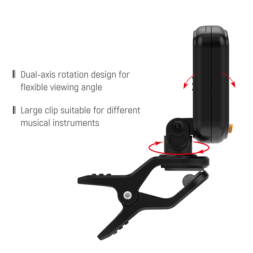 AT-01A Rotatable Clip-on Tuner - огляд і ціна Guitar Tuner Clip