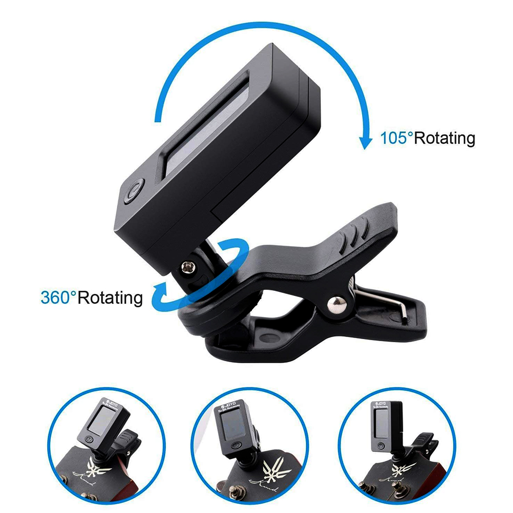 JOYO Guitar Tuner JT-01 360 De - огляд і ціна Guitar Tuner Clip