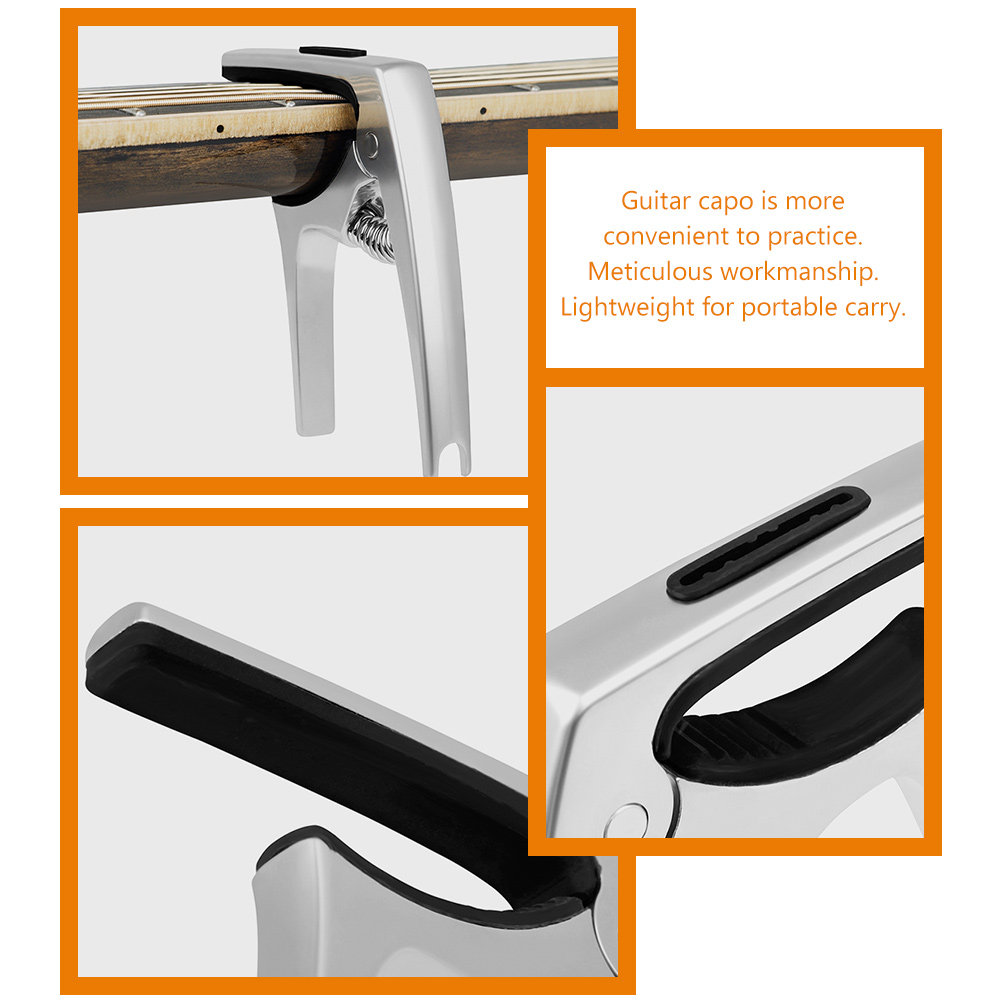 Guitar Capo Metal Sturdy Const - огляд і ціна Guitar Tuner Clip