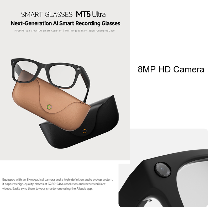 2026 AI smart Glasses HD 800W  - огляд і ціна Audio Music To Video Ai Free