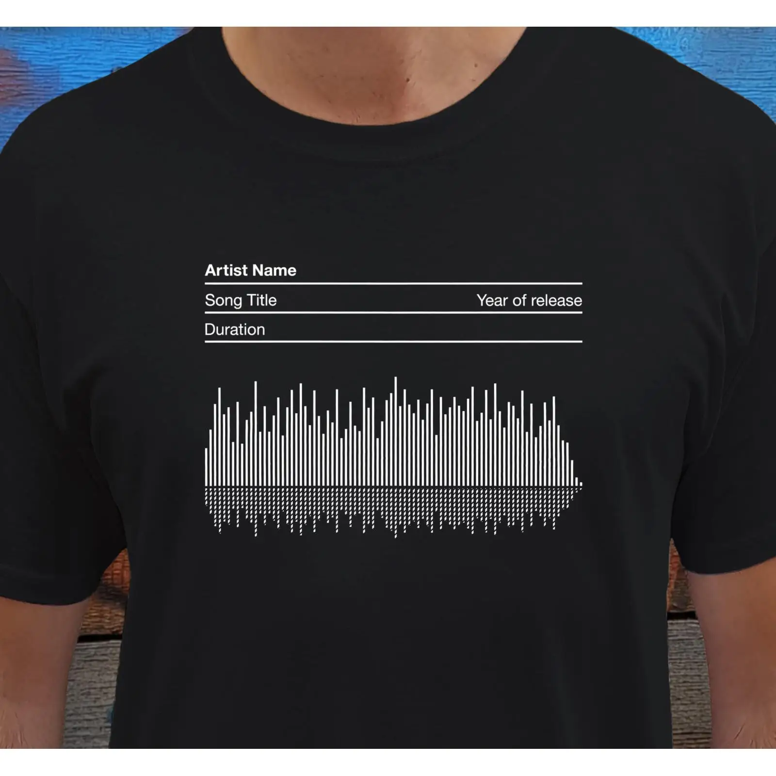 Personalised Soundwave T Shirt - огляд і ціна Music Song Audio