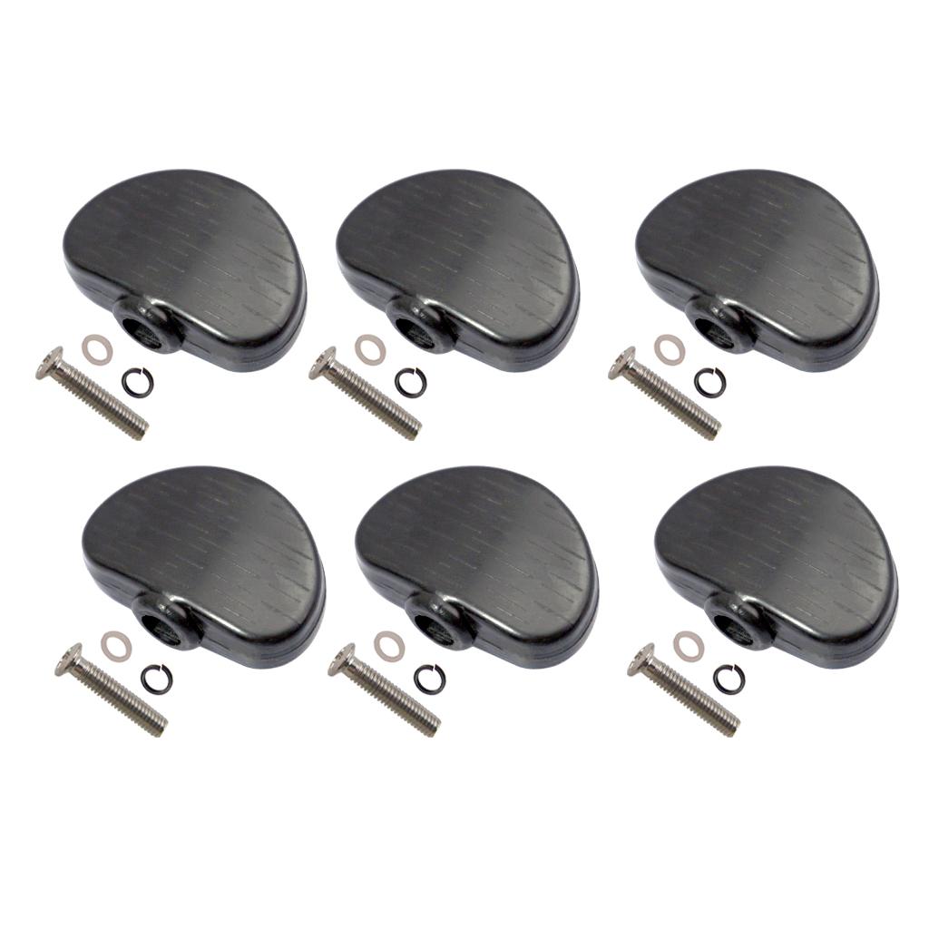 6 Pcs Black Guitar Tuning Pegs - огляд і ціна Guitar Tuner Clip