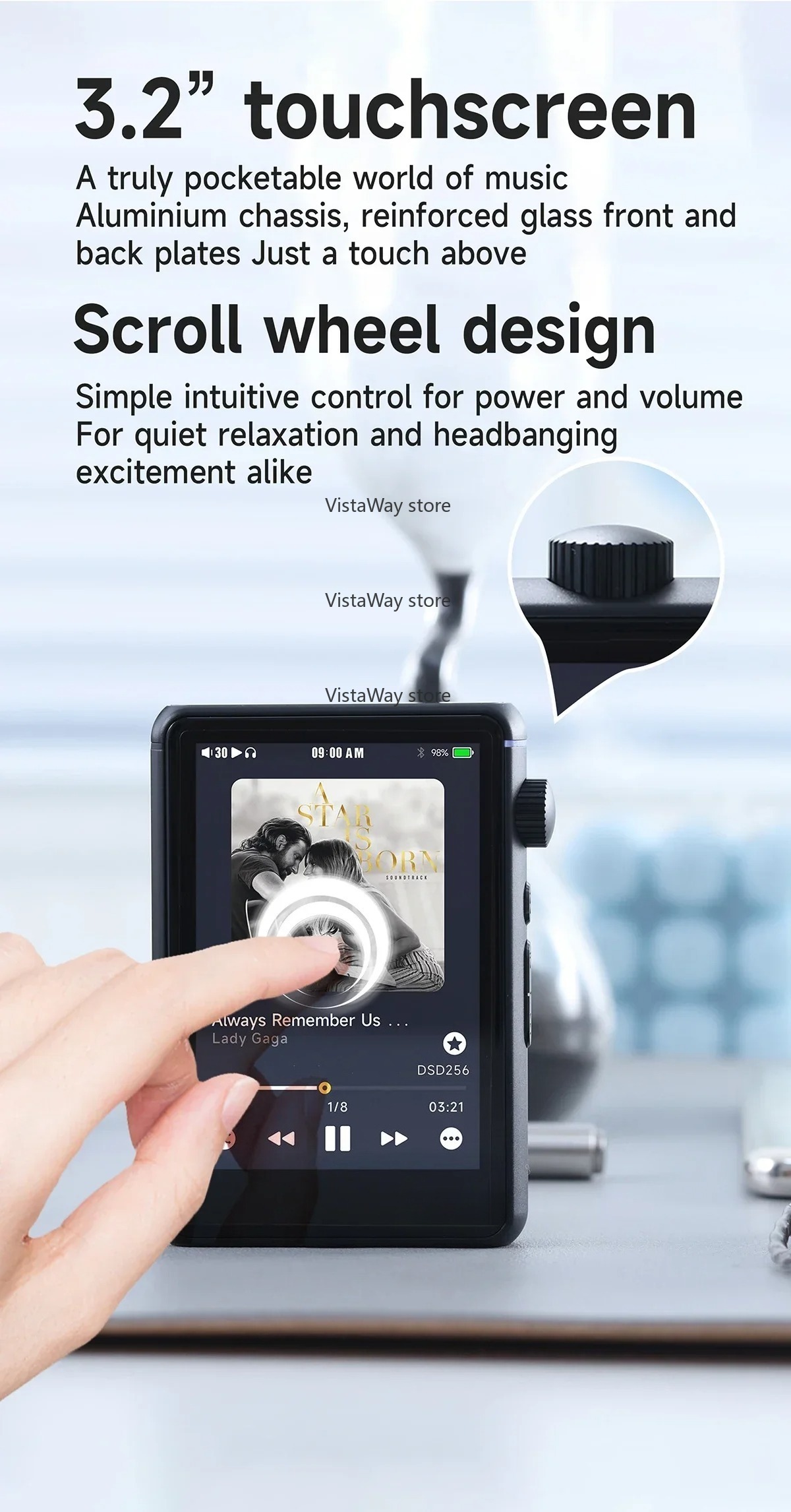 Bluetooth WiFi Music Player MP - огляд і ціна Audio Music Web
