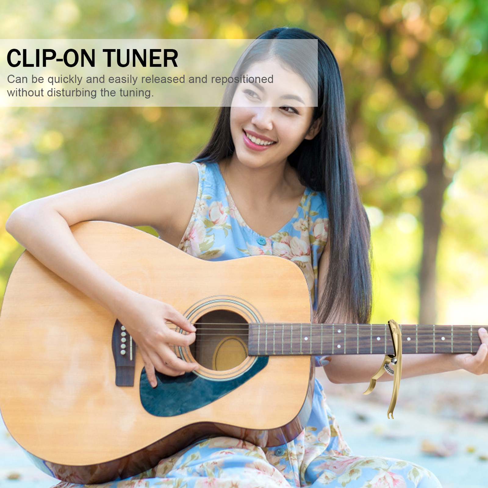 Guitar Capo Acoustic Electric  - огляд і ціна Guitar Tuner Clip