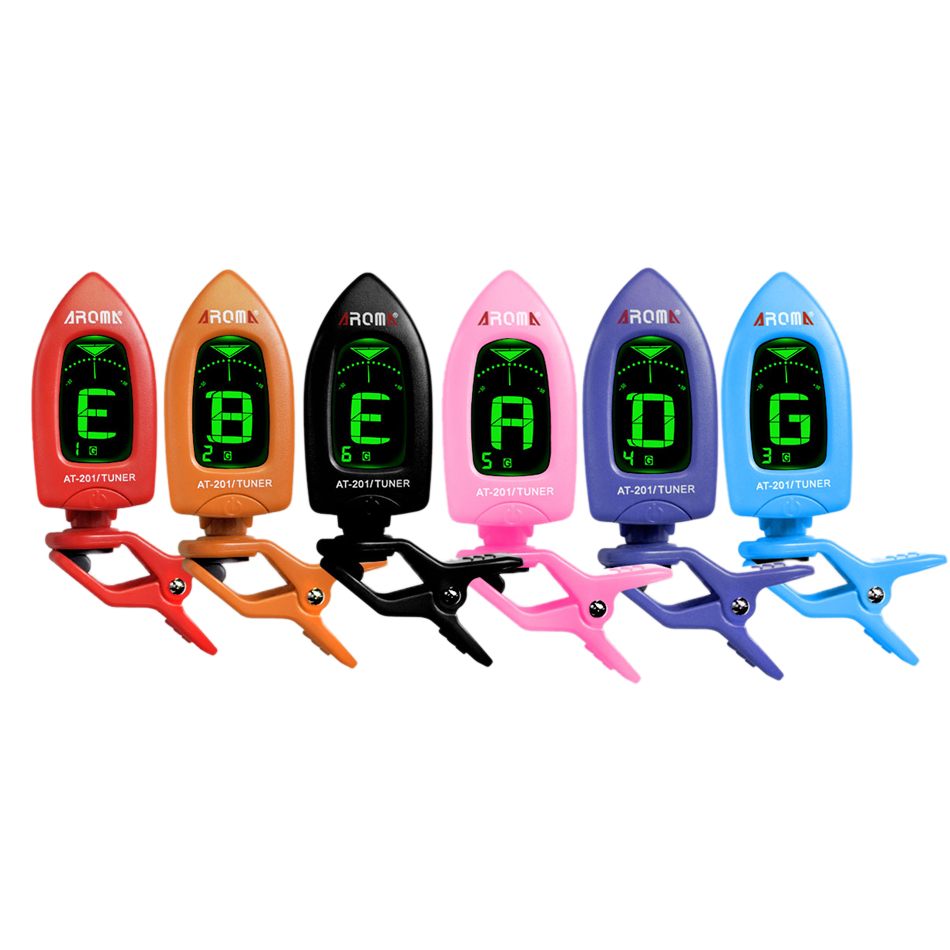 Aroma AT-201 Digital Guitar Tu - огляд і ціна Guitar Tuner Clip