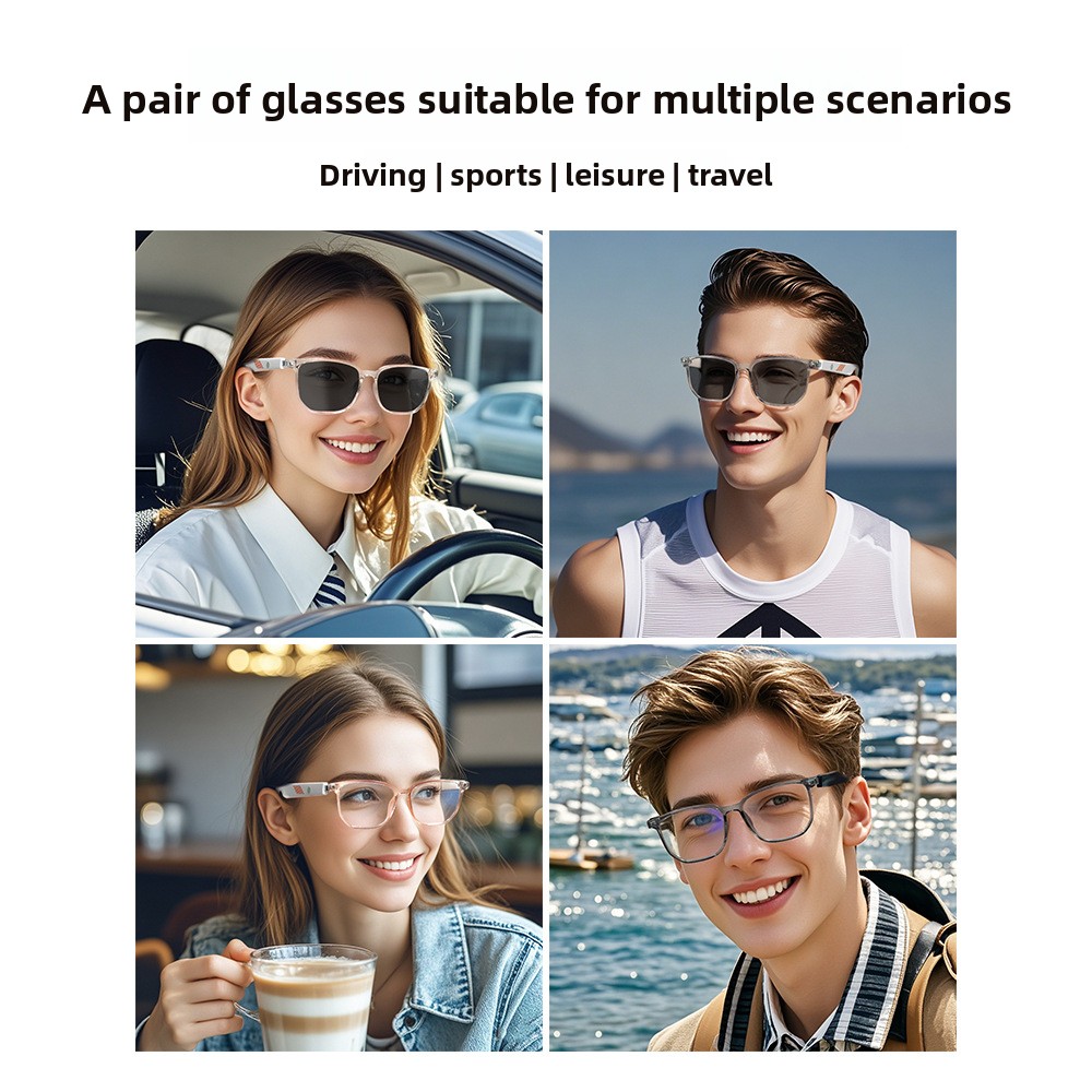 Smart bluetooth ai glasses out - огляд і ціна Music Song Audio